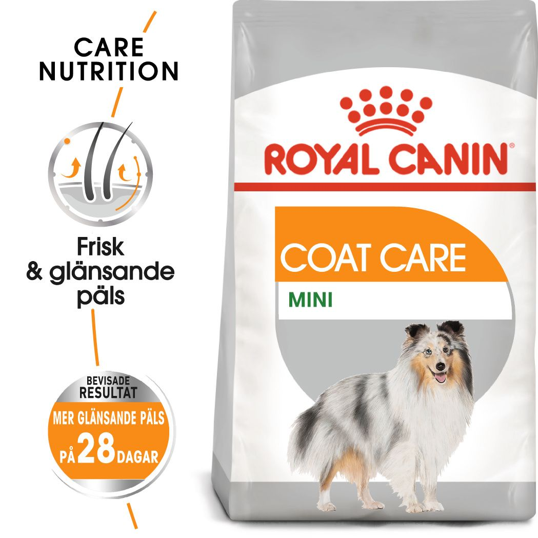 Coat Care Adult Mini Torrfoder för hund 3 kg