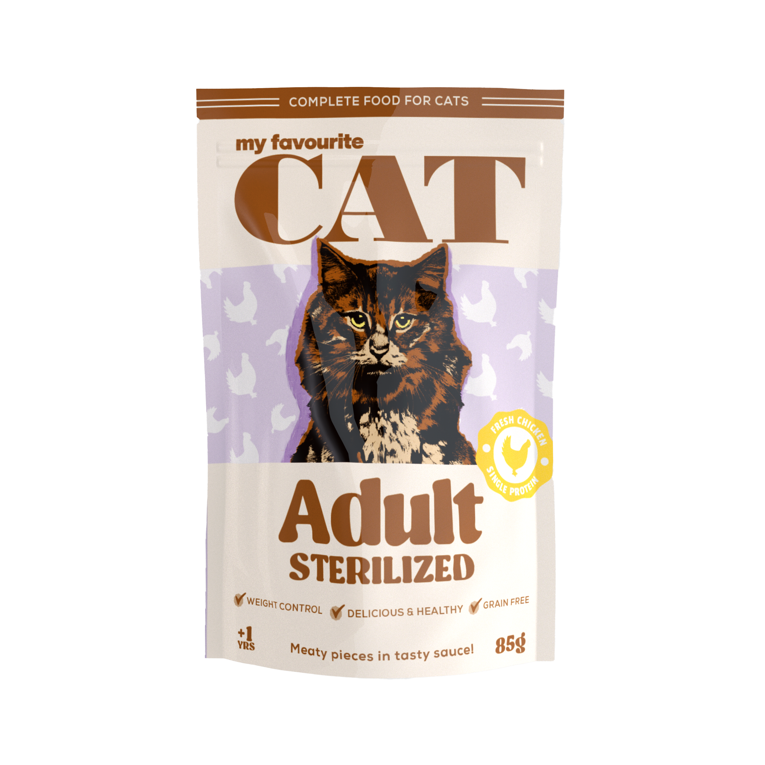 Adult Sterilized Chicken pouches 12 x 85 g