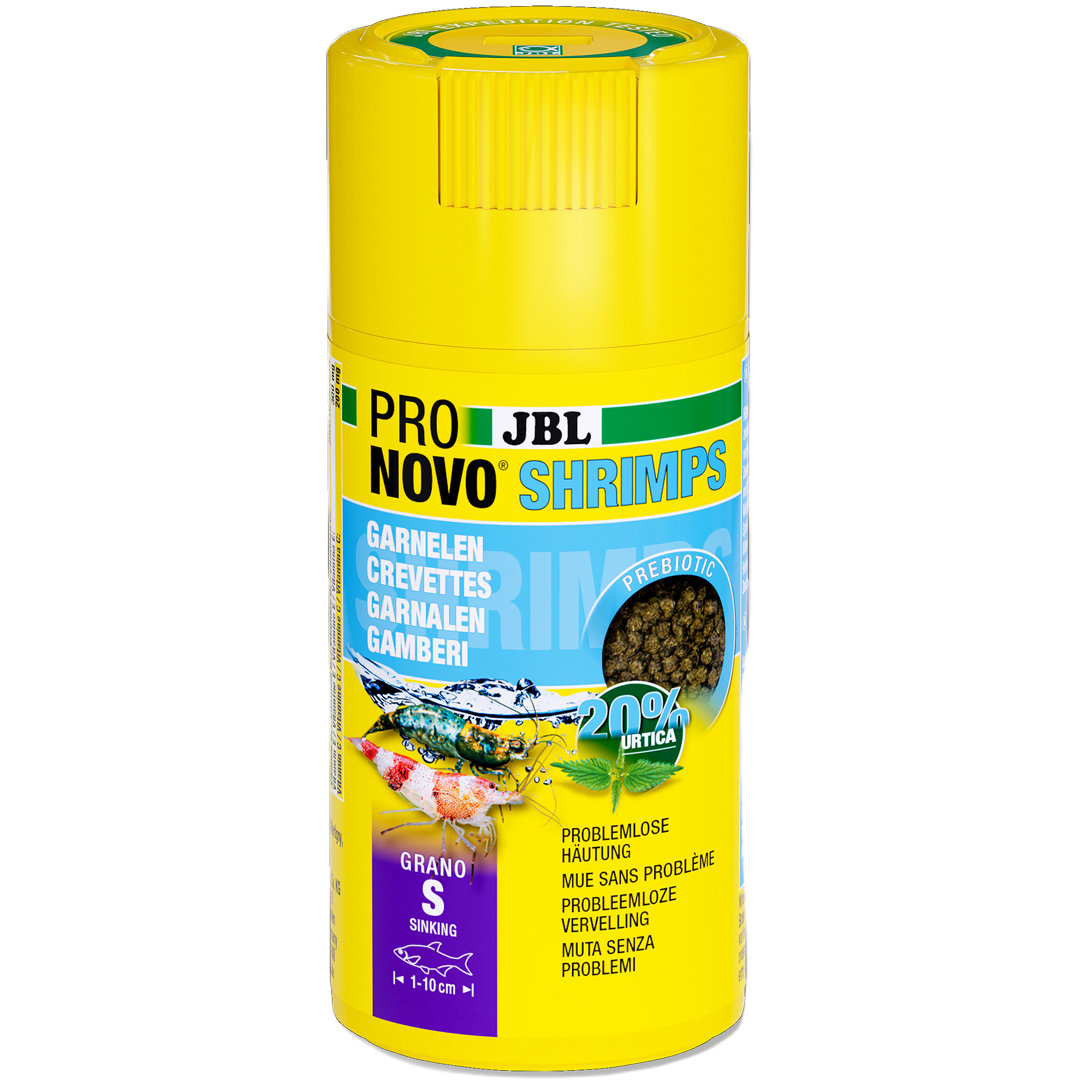JBL - Pronovo Shrimps Grano S 100ml Click - Akvaristik - Fiskfoder & Fiskmat - ZOO.se