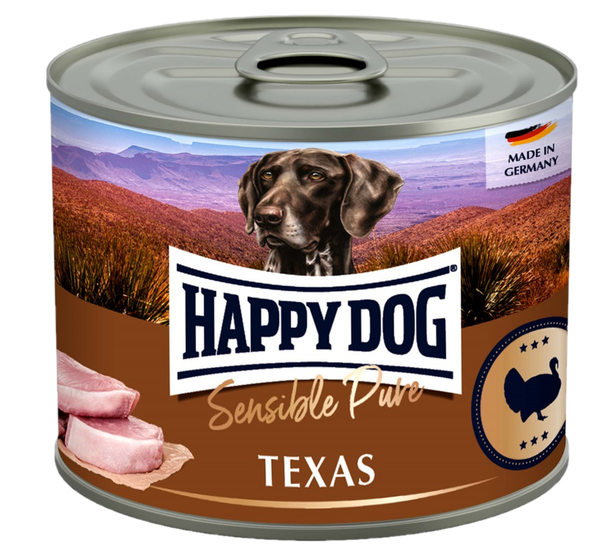 Happy Dog - konserv, Texas, 100% kalkon 200 g - Hund - Hundmat & hundfoder - ZOO.se