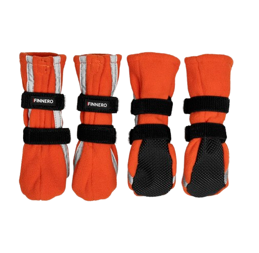 Finnero - Hundsko Halla 4p, XL, Orange med reflex - Hund - Hundkläder - ZOO.se