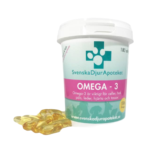 Svenska DjurApoteket - Svenska DjurApoteket Omega 3 kapslar 180 st - Hund - Hundvård & Tillskott - ZOO.se