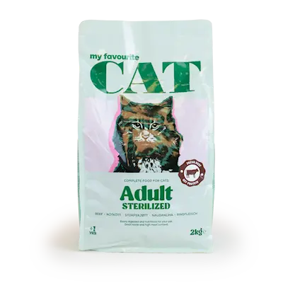 Adult Cat Sterilized Beef 2kg
