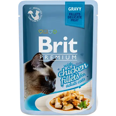 Cat Delicate Fillets in Gravy with Chicken