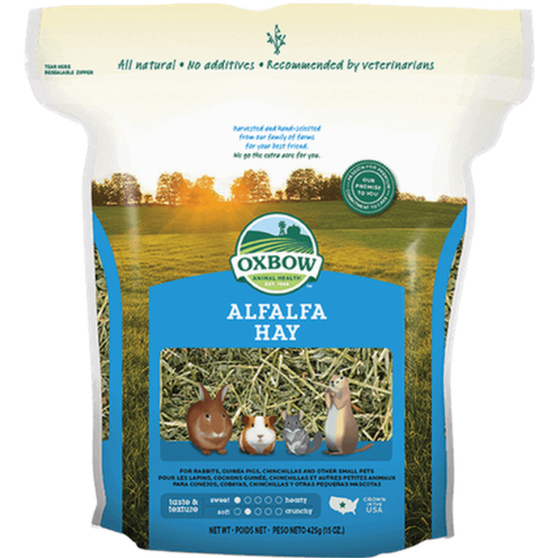 Oxbow - Alfalfa Hay 4 kg - Smådjur - Smådjursfoder & Hö - Hö till smådjur - ZOO.se
