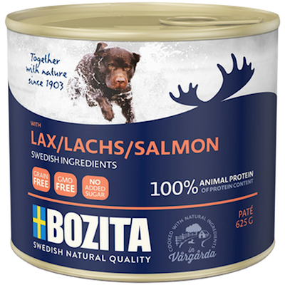 Preview of Bozita Hund Naturals Salmon paté 625 g