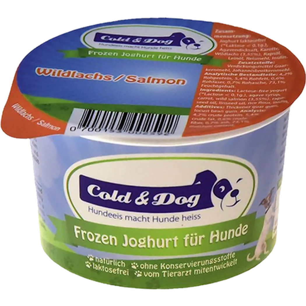 Cold and Dog Frozen Yogurt Ice Cream Vild Lax