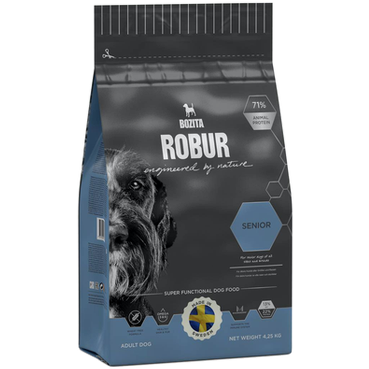 Bozita Robur - Hund Senior 4,25 kg - Hund - Hundefôr & hundemat - Tørrfôr for hund - ZOO.no