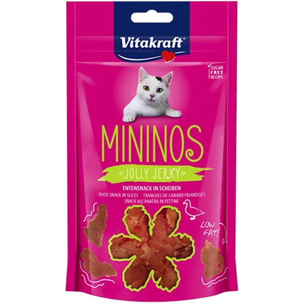 Mininos Duck Snacks Cat 6 stk.