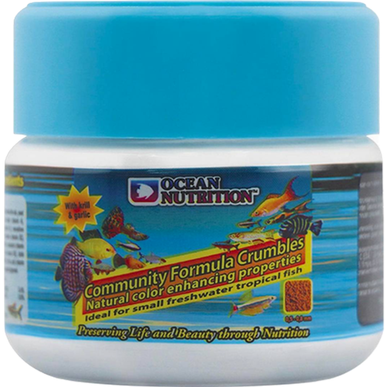 Ocean Nutrition - Community Formula Crumbles 75 g - Akvaristik - Fiskfoder & Fiskmat - ZOO.se