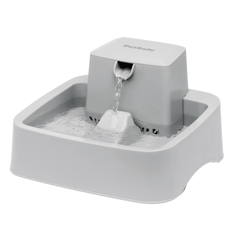 Drinkwell - Pet Fountain Gray 1,8 L - Katt - Matplats & Vattenfontäner för katt - Vattenfontän till katter - ZOO.se