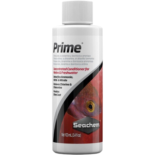 Seachem - Prime 100 ml - Akvaristik - Vattenpreparat för akvarium - Vattenberedning för akvarium - ZOO.se