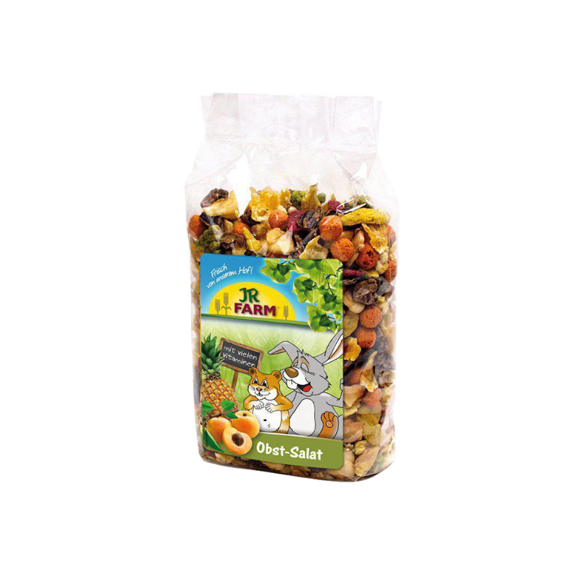 JR FARM - Fruktsalat Tørket 200 g - Smådyr - Godbiter og gnagestenger - Naturlig godbit - ZOO.no