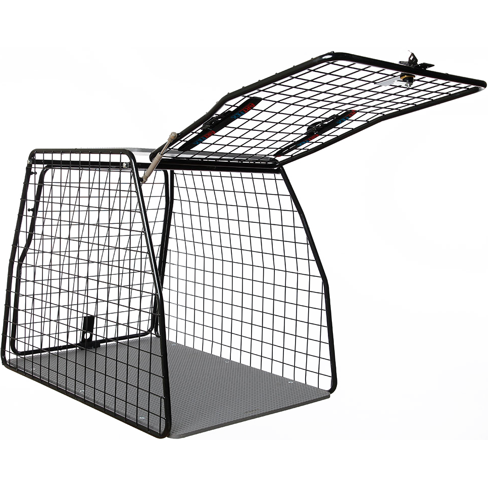 ArtFex - Hundbur (L) Svart - Hundburar - Bilburar - Transportburar - Krocksäker - Black - 10003 - Large - Krocktestad - Hund - ZOO.se