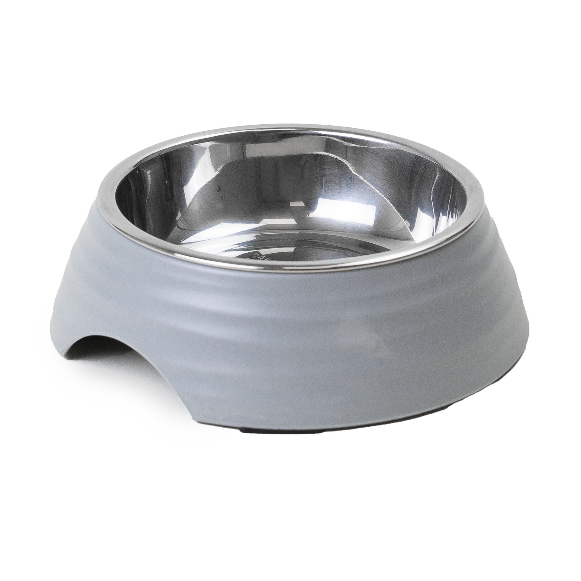 Matskål Ripple Grå M 350ml, 17,5x6,5cm