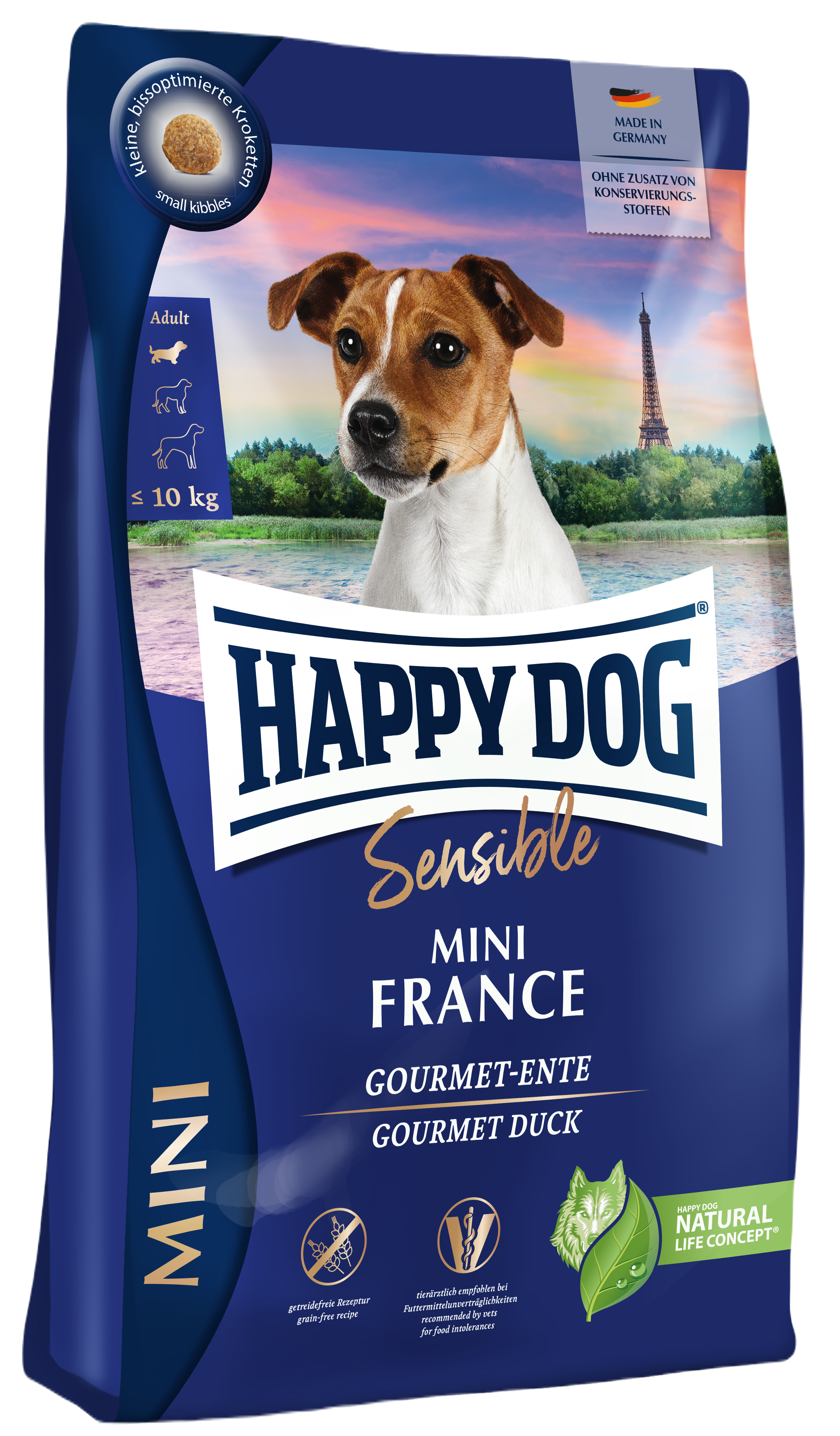 Supreme Sensi Mini France GrainFree Duck & Potato 4kg - Hund - Hundefôr & hundemat - Tørrfôr for hund - Happy Dog