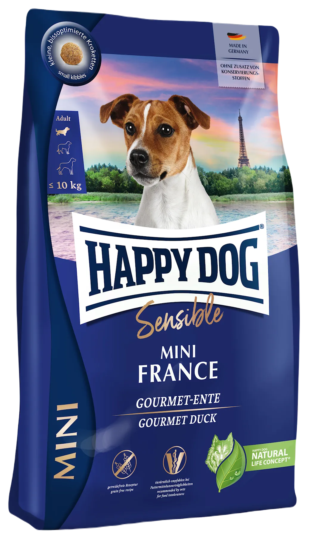 Happy Dog Sensible Mini France GrainFree Duck & Potato 4 kg
