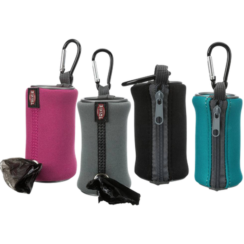 Poop Bag Dispenser with Karabiner Neoprene Mix 7 cm