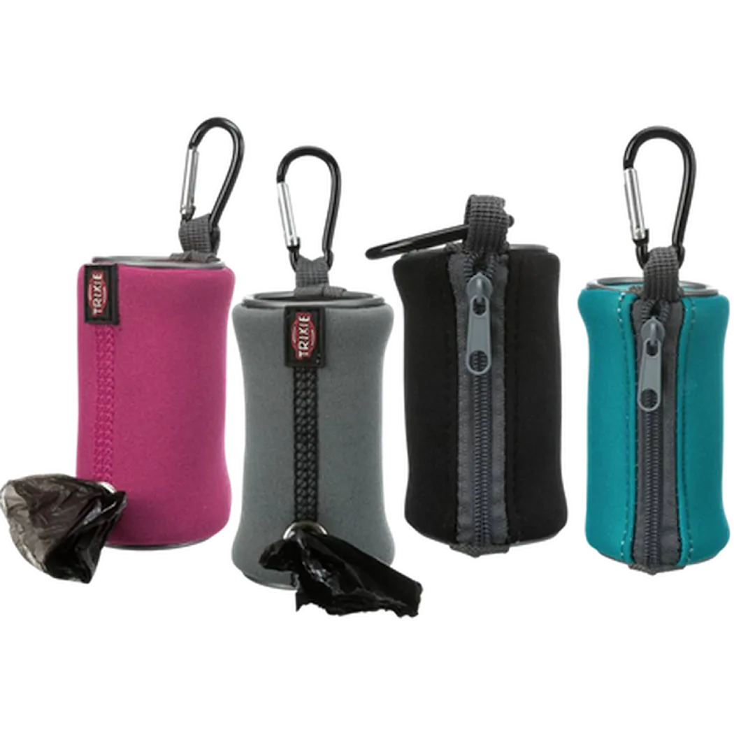 Trixie Poop Bag Dispenser with Karabiner Neoprene Mix 7 cm