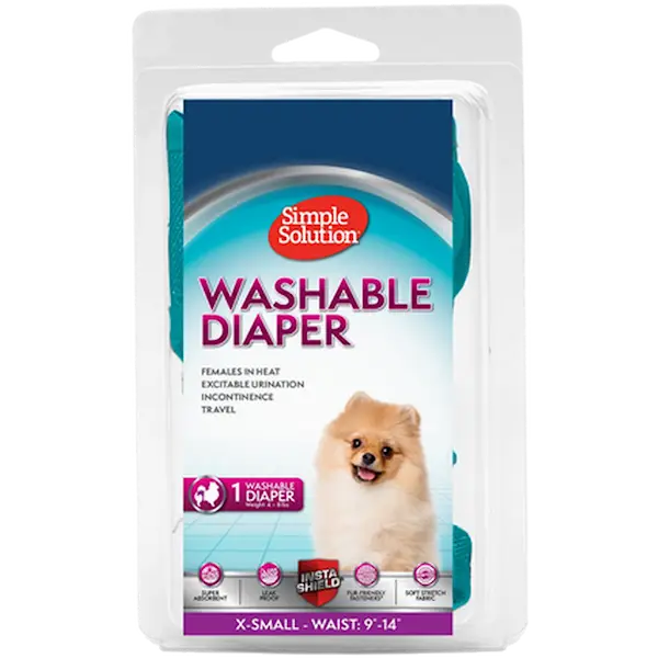 Washable Reusable Diaper Female Dog X-Small