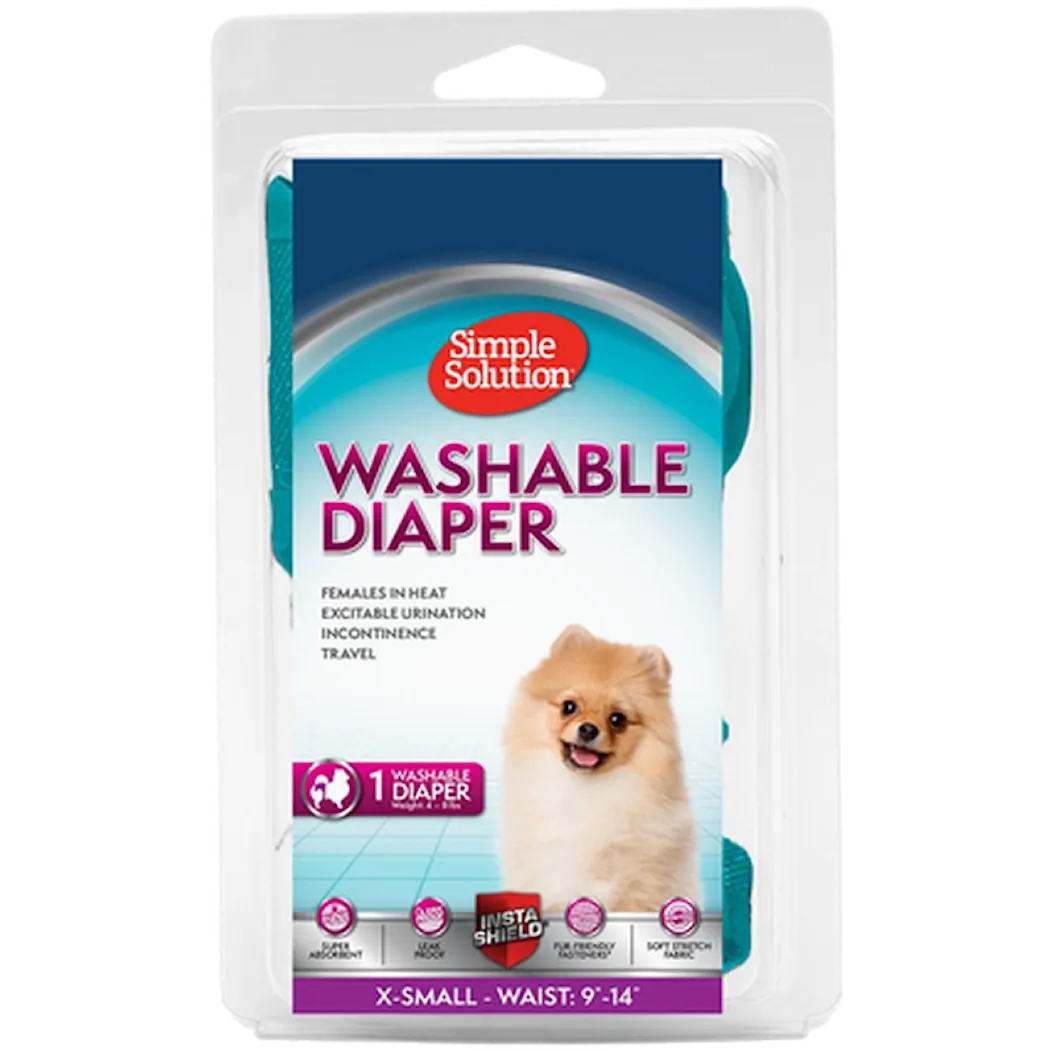 Simple Solution Washable Reusable Diaper Female Dog