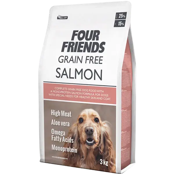 Dog Grain Free Salmon - Derma Coat 12 kg
