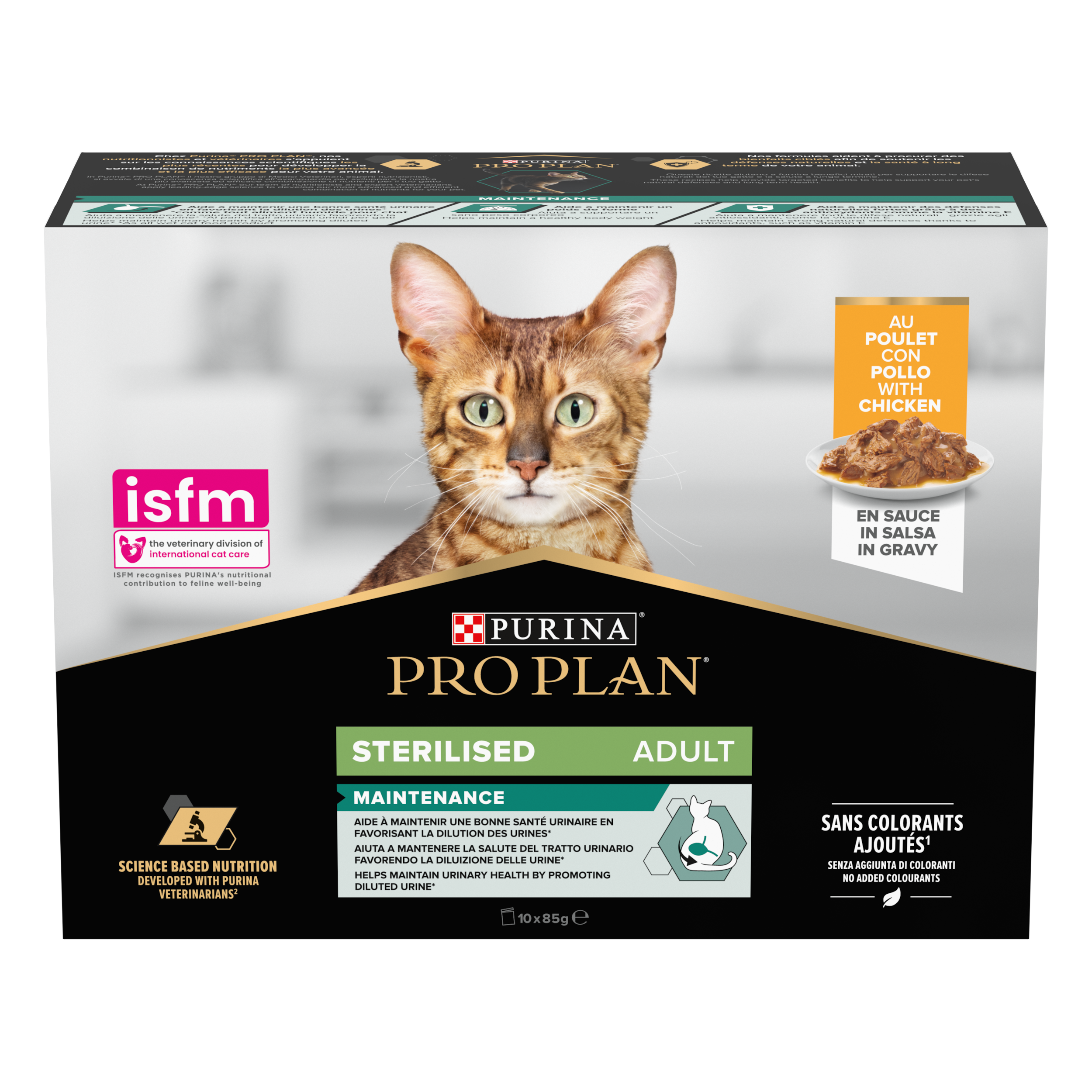 Cat Sterilised Chicken 10 x 85 g