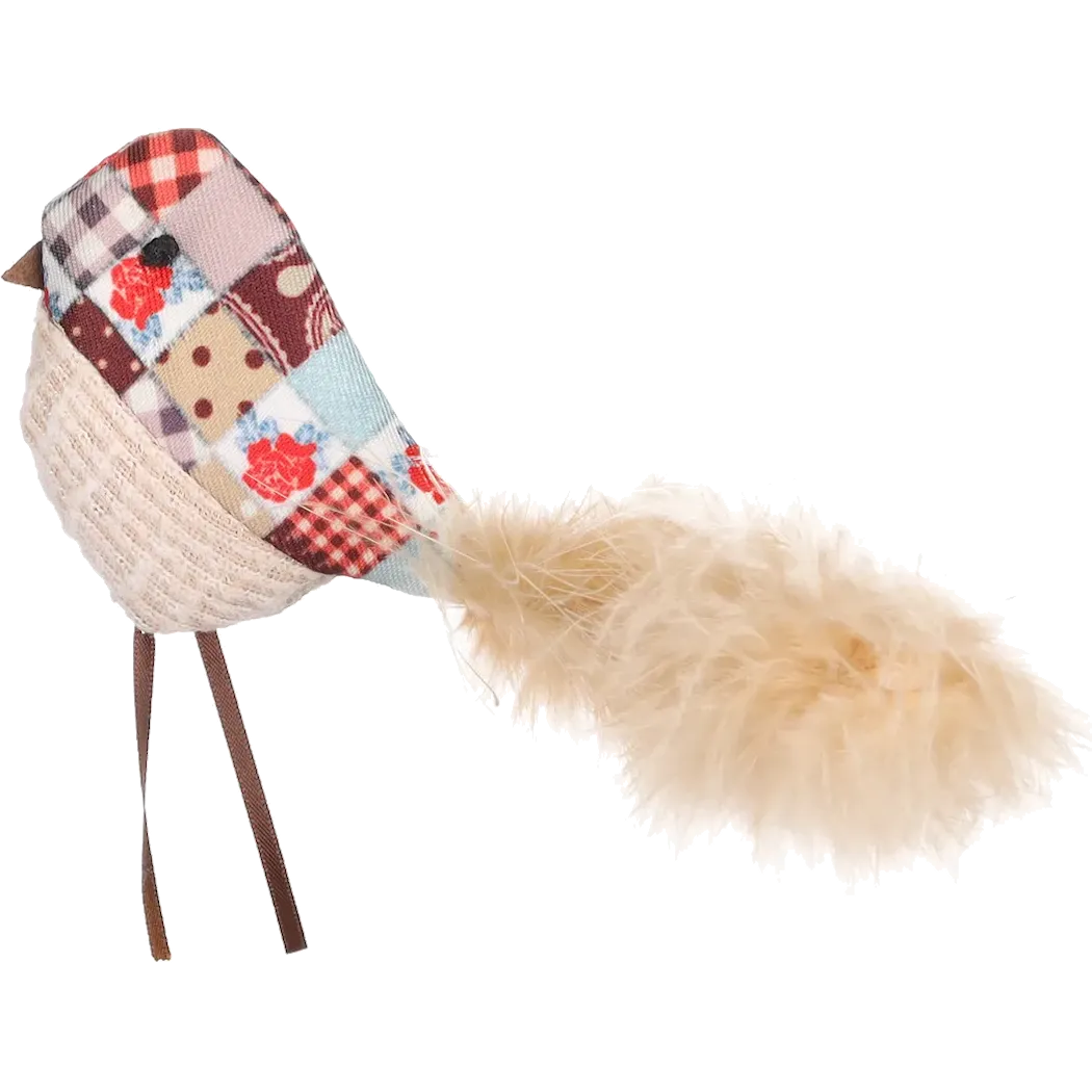 Flamingo Cat Toy Vinta Bird Feather Mix 18 cm