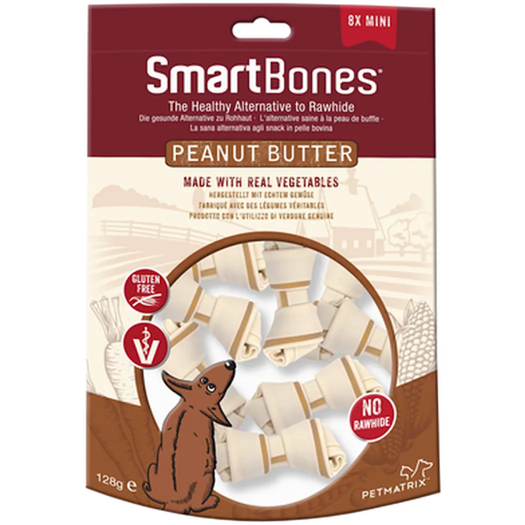 SmartBones® Peanøttsmør Mini 8-pakning