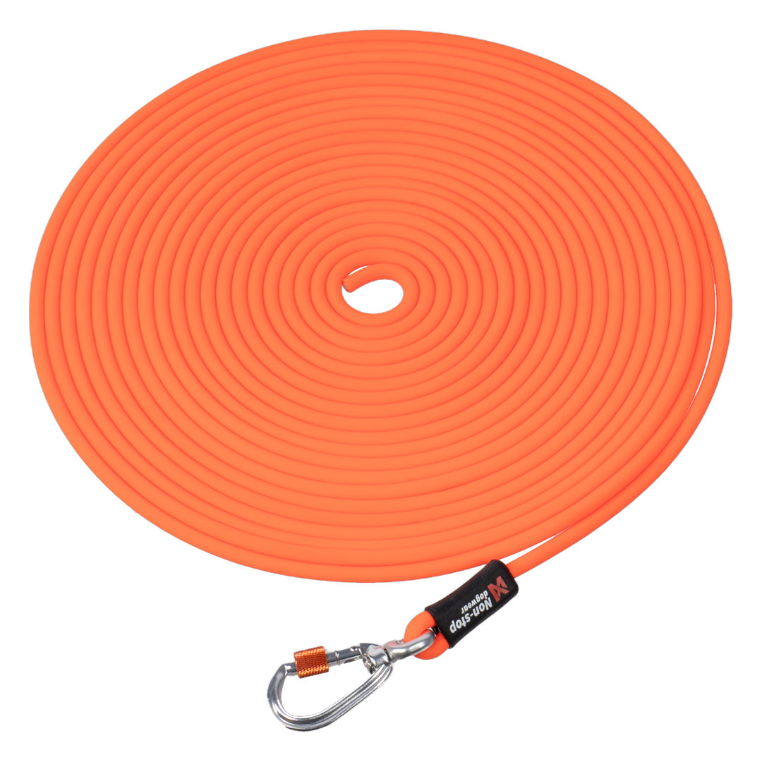 Non-stop dogwear Långlina Protector Round Orange 15 m