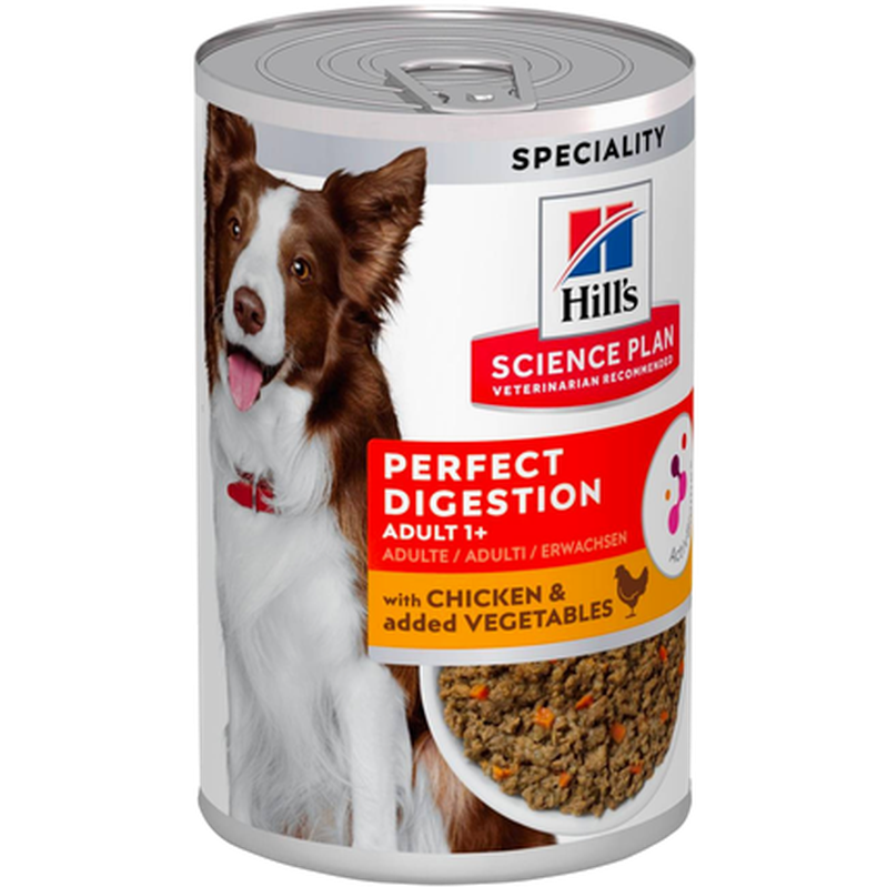 Adult Perfect Digestion Chicken Canned - Wet Dog Food 363 g - Hund - Hundefôr & hundemat - Våtfôr & våtmat - Hills Science Plan