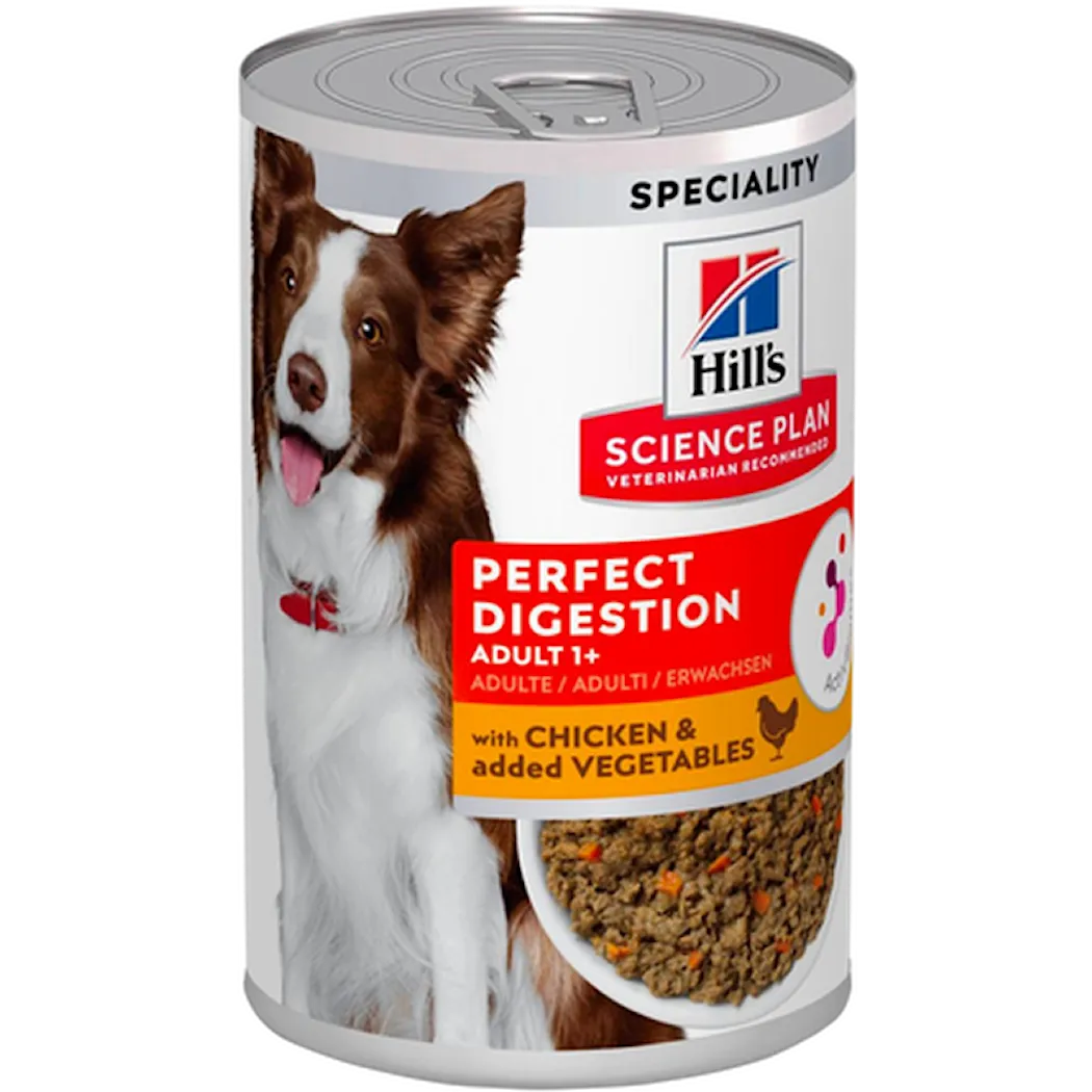 Hills Science Plan Adult Perfect Digestion Chicken Canned - Wet Dog Food