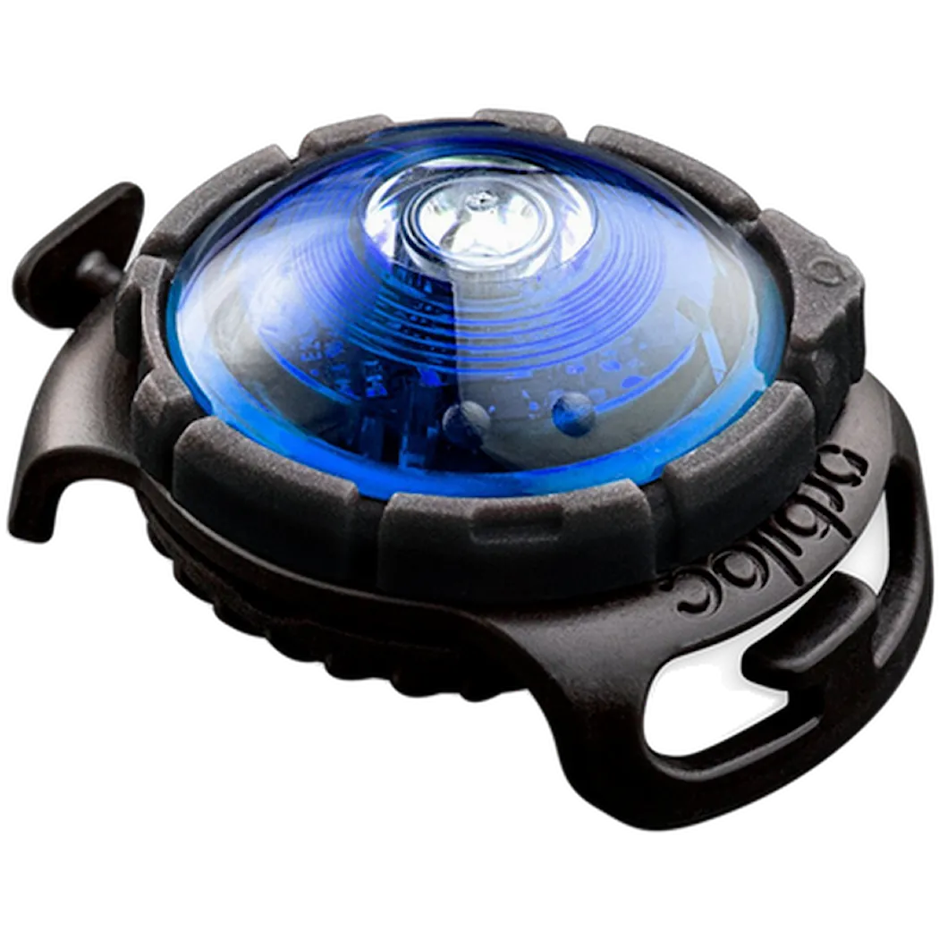 Orbiloc Safety Light Dog Dual LED - With Quick Mount & Adjustable Strap Blue 5 km