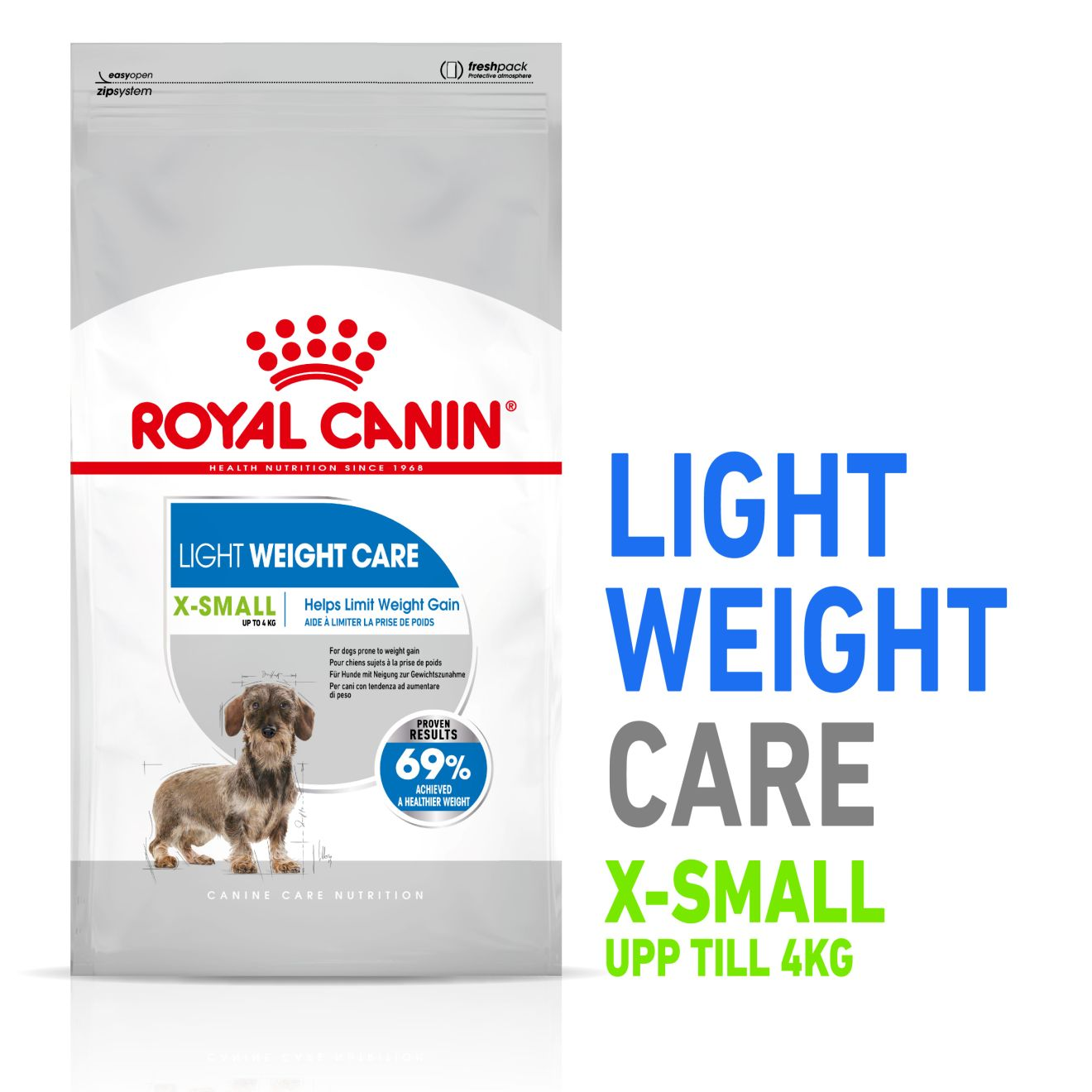 Light Weight Care Xsmall Adult Torrfoder för hund 1,5 kg