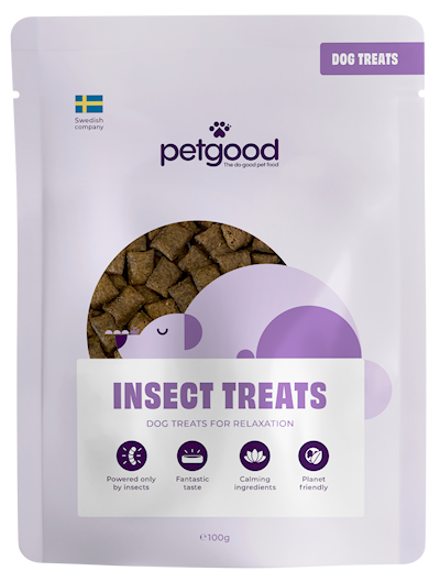 Preview of Petgood Insektsbaserat hundgodis för avkoppling, 100 g