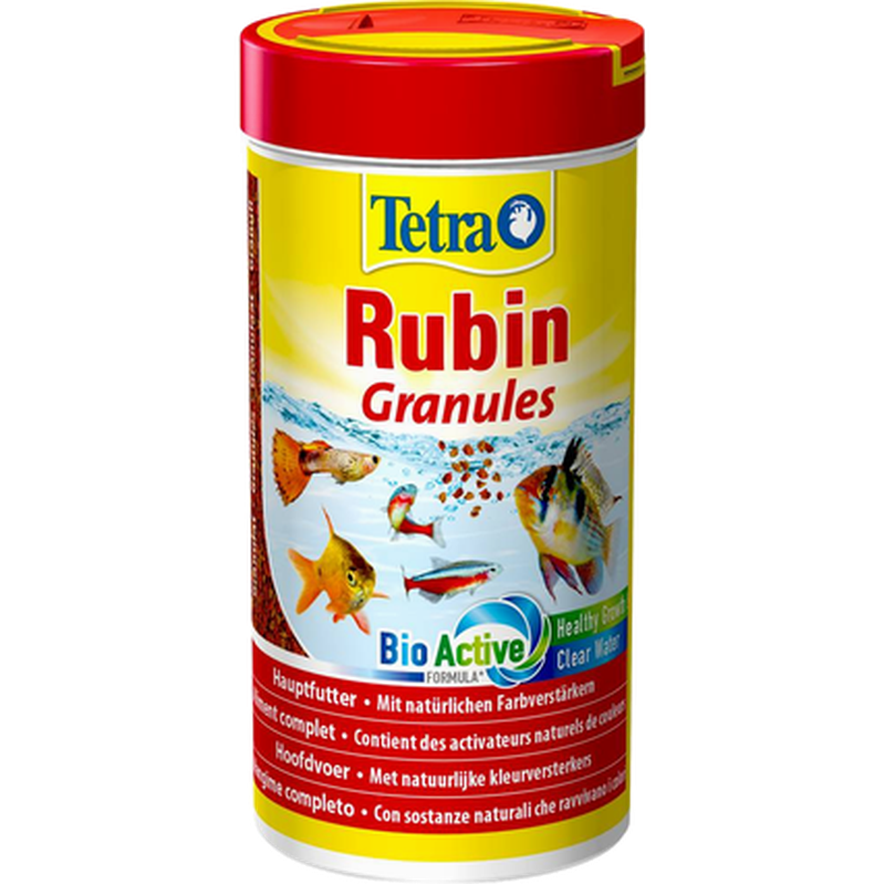 Rubin Granulat 250ml - Akvaristik - Fiskfoder & Fiskmat - Granulatfoder för fisk - Tetra - ZOO.se