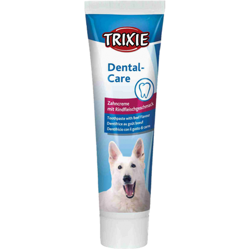 Trixie - Toothpaste with Beef for Dogs 100 g x 6 - Koirat - Koiran hoito ja ravintolisät - Hampaidenhoito