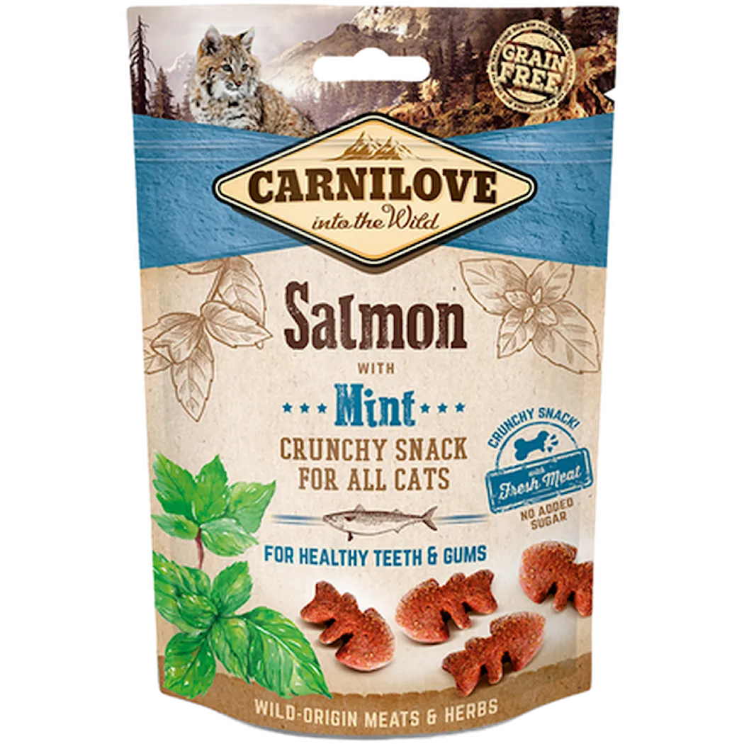 Carnilove Cat Crunchy Snack Salmon & Mint