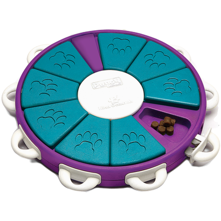 Nina Ottosson - Dog Twister, Level 2 (Intermediate) Purple 26 x 26 x 4,5 cm - Hund - ZOO.se