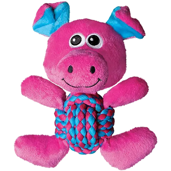 Weave Knots Pig Dog Toy