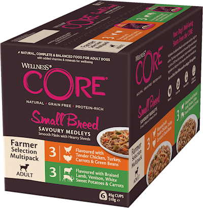 Preview of Core Petfood Savoury Medleys Farmer Selection Multipack 6x85g