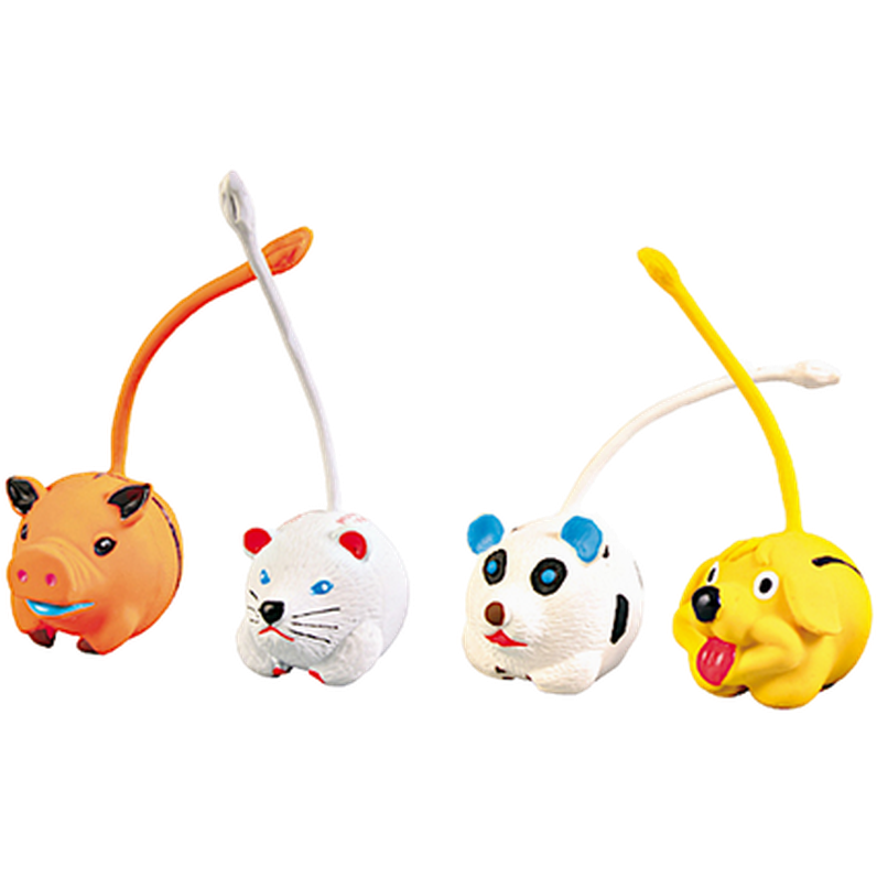 Trixie - Assortment Animal Toy Balls Latex Mix Ø 6 cm - Hund - Hundleksaker & Spel - ZOO.se