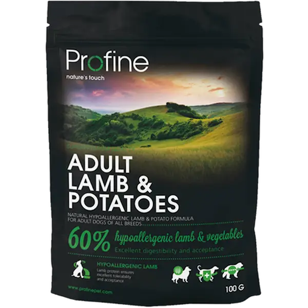 Dog Dry Food Adult Lamb & Potatoes Black 3 kg