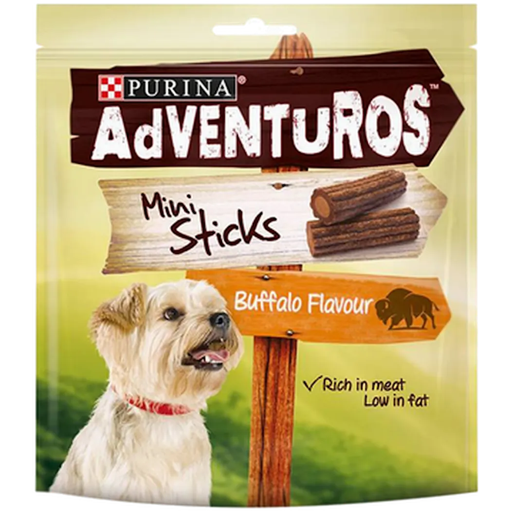 Purina Adventuros Adventuros Mini Sticks Buffalo Flavour