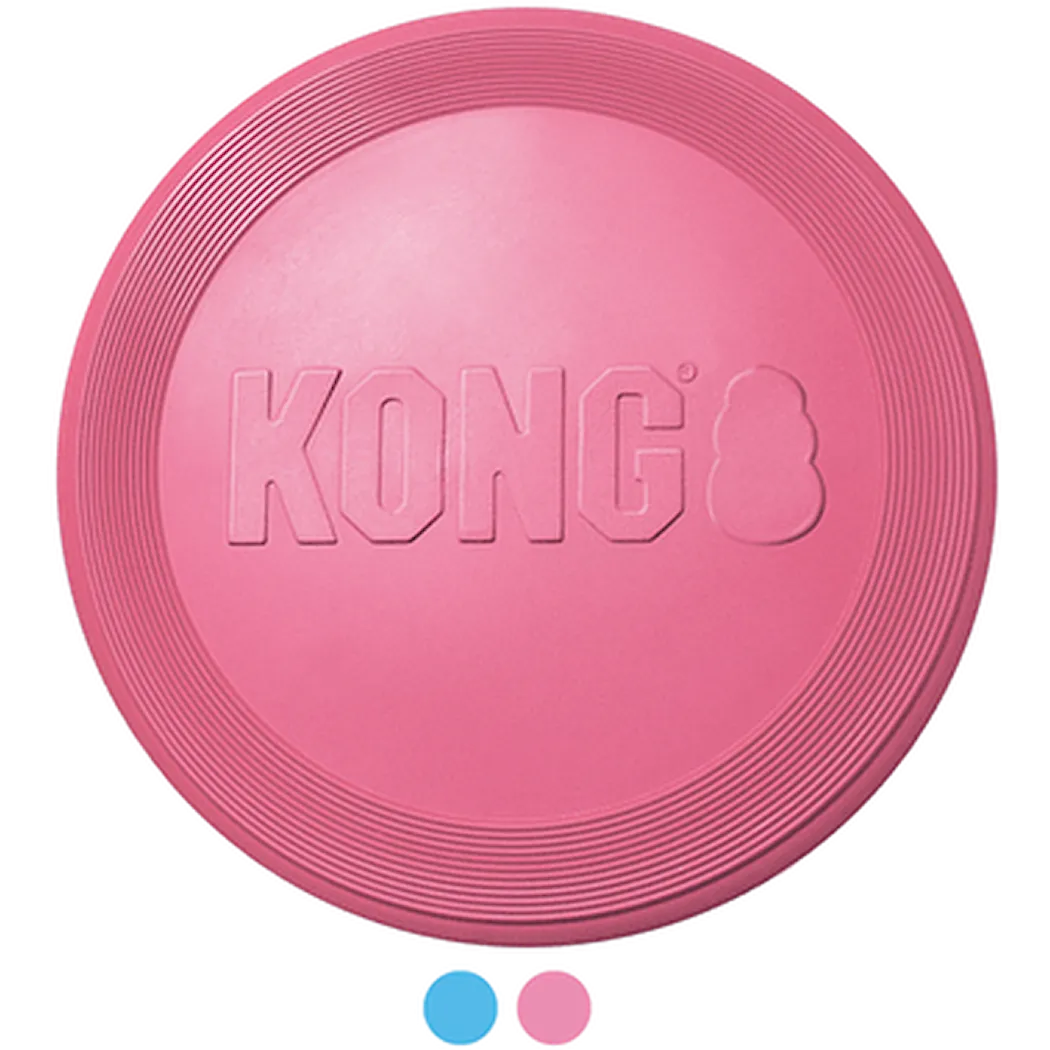 Kong Puppy Flyer Frisbee Ø 18cm Pink/Blue