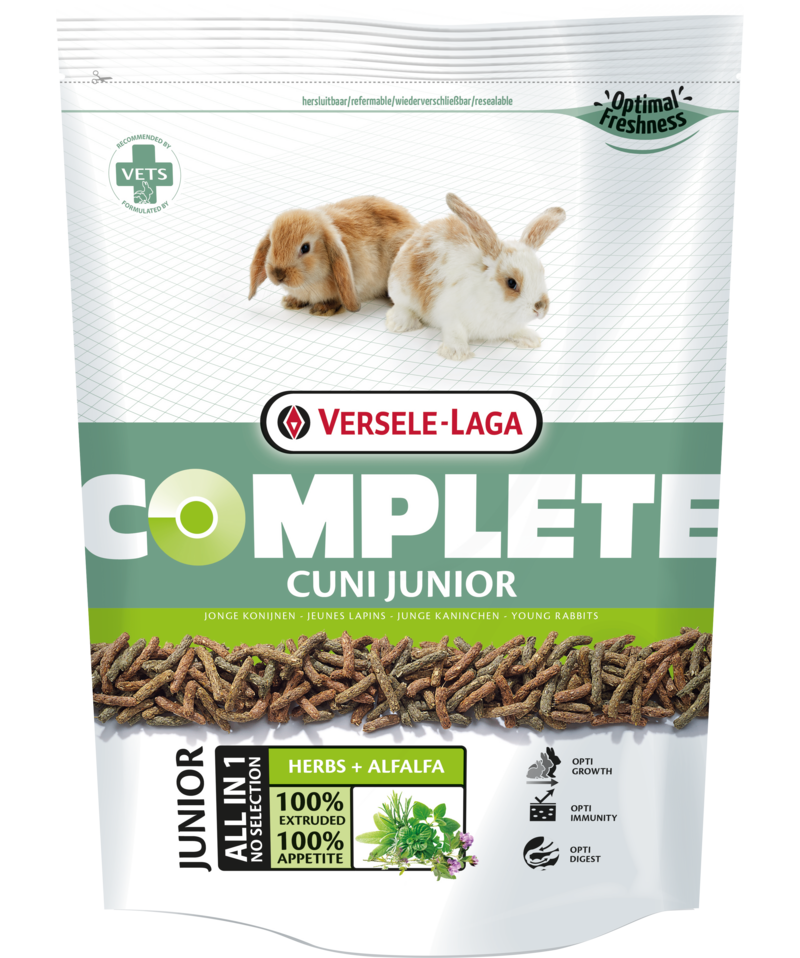 Versele-Laga - Complete Cuni Junior 500 g - Smådjur - Smådjursfoder & Hö - Pellets - ZOO.se