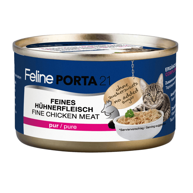 Feline Pure Chicken 90g - Katt - Kattfoder & kattmat - Blötmat & våtfoder till katt - Porta21 - ZOO.se