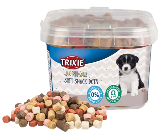 Trixie - Junior Soft Snack Dots Med Omega3, 140 g - Hund - Hundgodis - ZOO.se