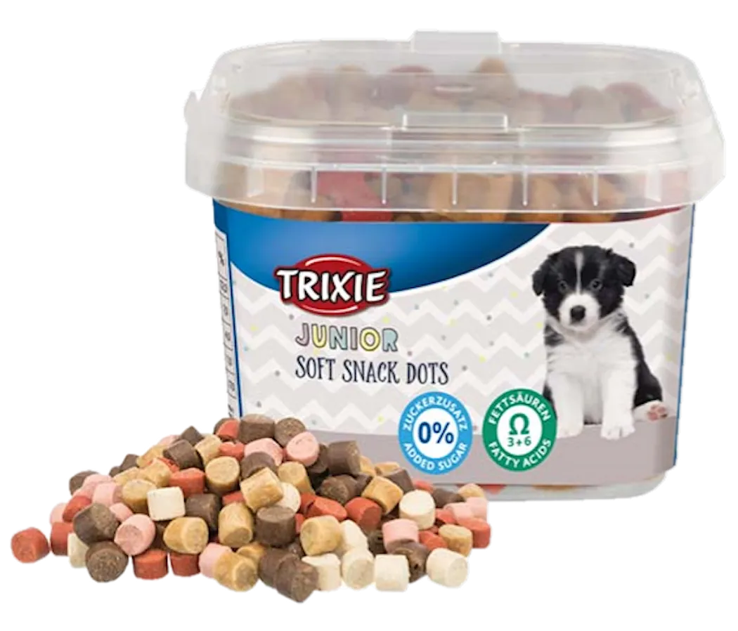 Trixie Junior Soft Snack Dots Med Omega3, 140 g