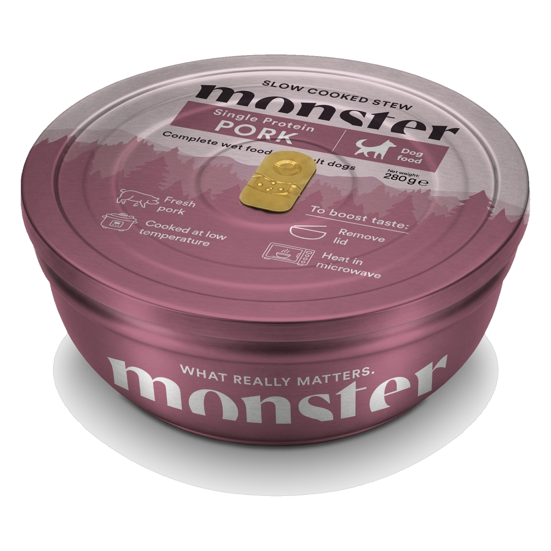 Monster Våtfoder Slow Cooked Stew Fläsk 280 g